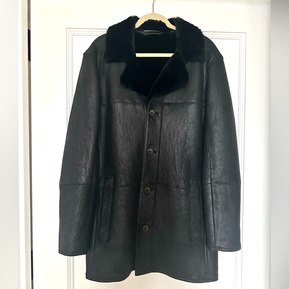 *NEW* Andrew Marc Men’s Shearling Coat